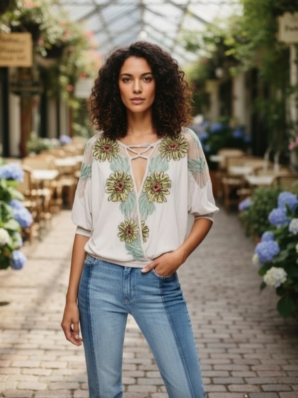 Free People Gotta Love It Boho Blouse - Picture 16 of 16